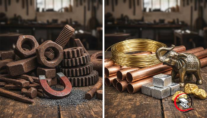 تفاوت فلزات رنگی و فلزات آهنی