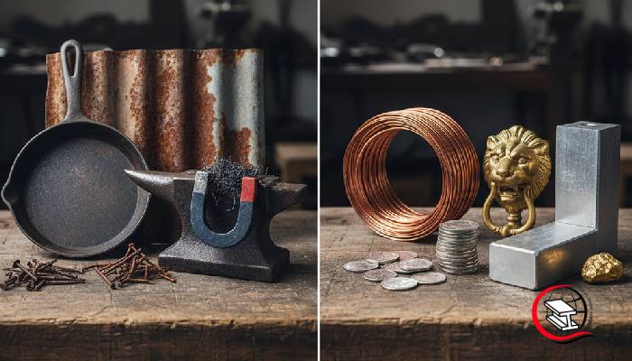 تفاوت فلزات رنگی و فلزات آهنی