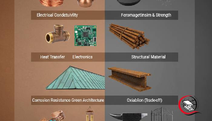 تفاوت مس و آهن