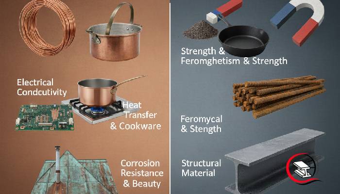 تفاوت مس و آهن