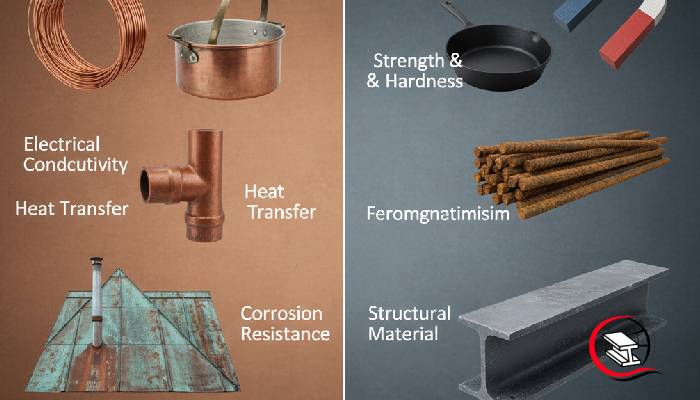 تفاوت مس و آهن